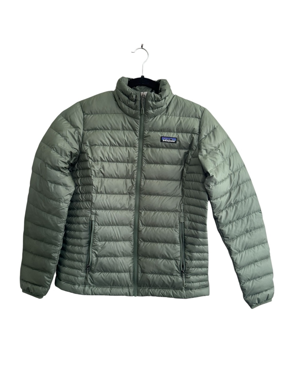 Patagonia Women’s Down Sweater Jacket Coat Green NEW puffer full zip #NE